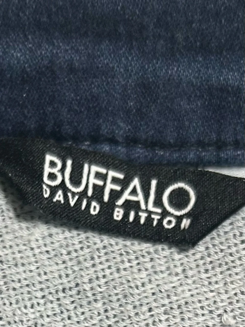 Buffalo David Bitton Stretch Denim Jacket Small Dark Wash Western Trucker